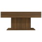 vidaXL Mesa de centro madera contrachapada roble marrón 96x50x45 cm vidaXL Mesa de centro madera contrachapada roble marrón 96x50x45 cm