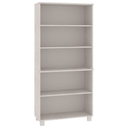 vidaXL Aparador HAMAR madera de pino maciza blanco