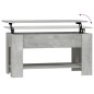 vidaXL Mesa de centro madera contrachapada gris hormigón 101x49x52 cm vidaXL Mesa de centro madera contrachapada gris hormigón 101x49x52 cm