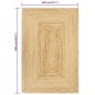 vidaXL Alfombra hecha a mano de yute 200x300 cm vidaXL Alfombra hecha a mano de yute 200x300 cm