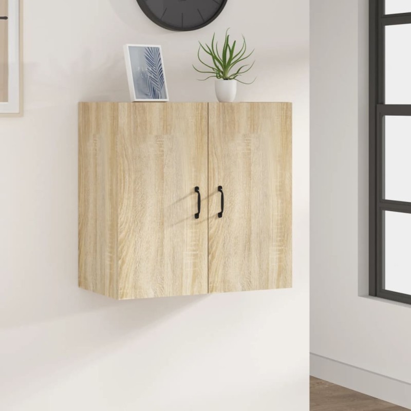 vidaXL Armario de pared madera contrachapada roble Sonoma 60x31x60 cm vidaXL Armario de pared madera contrachapada roble Sonoma 60x31x60 cm