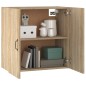 vidaXL Armario de pared madera contrachapada roble Sonoma 60x31x60 cm vidaXL Armario de pared madera contrachapada roble Sonoma 60x31x60 cm