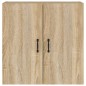 vidaXL Armario de pared madera contrachapada roble Sonoma 60x31x60 cm vidaXL Armario de pared madera contrachapada roble Sonoma 60x31x60 cm