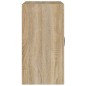 vidaXL Armario de pared madera contrachapada roble Sonoma 60x31x60 cm vidaXL Armario de pared madera contrachapada roble Sonoma 60x31x60 cm