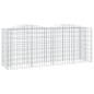 vidaXL Arriate de gaviones forma arco hierro galvanizado 200x50x100cm vidaXL Arriate de gaviones forma arco hierro galvanizado 200x50x100cm