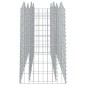vidaXL Arriate de gaviones forma arco hierro galvanizado 200x50x100cm vidaXL Arriate de gaviones forma arco hierro galvanizado 200x50x100cm