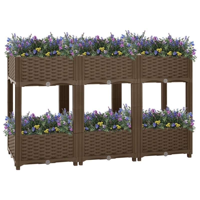 vidaXL Arriate 120x40x71 cm polipropileno vidaXL Arriate 120x40x71 cm polipropileno