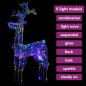 vidaXL Reno de Navidad 90 LEDs acrílico 60x16x100 cm vidaXL Reno de Navidad 90 LEDs acrílico 60x16x100 cm