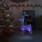 vidaXL Reno de Navidad 90 LEDs acrílico 60x16x100 cm vidaXL Reno de Navidad 90 LEDs acrílico 60x16x100 cm