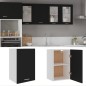 vidaXL Armario colgante de cocina negro 39,5x31x60 cm