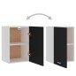vidaXL Armario colgante de cocina negro 39,5x31x60 cm