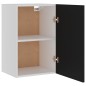 vidaXL Armario colgante de cocina negro 39,5x31x60 cm