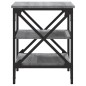 vidaXL Mesas auxiliares 2 uds madera gris Sonoma 40x42x50 cm vidaXL Mesas auxiliares 2 uds madera gris Sonoma 40x42x50 cm