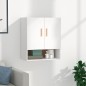 vidaXL Armario de pared madera contrachapada blanco 60x31x70 cm vidaXL Armario de pared madera contrachapada blanco 60x31x70 cm