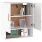 vidaXL Armario de pared madera contrachapada blanco 60x31x70 cm vidaXL Armario de pared madera contrachapada blanco 60x31x70 cm