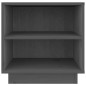 vidaXL Mesitas de noche 2 uds madera maciza de pino gris 40x34x40 cm vidaXL Mesitas de noche 2 uds madera maciza de pino gris 40x34x40 cm