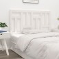 vidaXL Cabecero de cama madera maciza de pino blanco 125,5x4x100 cm vidaXL Cabecero de cama madera maciza de pino blanco 125,5x4x100 cm