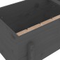 vidaXL Arriate elevado de jardín madera maciza pino gris 121x50x57 cm vidaXL Arriate elevado de jardín madera maciza pino gris 121x50x57 cm