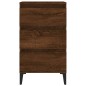 vidaXL Mesita de noche madera contrachapada roble marrón 40x35x70 cm vidaXL Mesita de noche madera contrachapada roble marrón 40x35x70 cm
