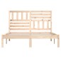 vidaXL Estructura de cama madera maciza de pino 120x190 cm vidaXL Estructura de cama madera maciza de pino 120x190 cm