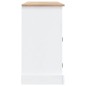 vidaXL Aparador Corona Range de pino mexicano blanco 132x43x78 cm vidaXL Aparador Corona Range de pino mexicano blanco 132x43x78 cm