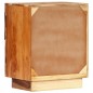 vidaXL Mesita de noche de madera maciza reciclada 40x30x50 cm vidaXL Mesita de noche de madera maciza reciclada 40x30x50 cm