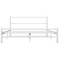 vidaXL Estructura de cama de metal blanco 140x200 cm vidaXL Estructura de cama de metal blanco 140x200 cm