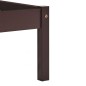 vidaXL Estructura de cama madera maciza pino marrón oscuro 180x200 cm vidaXL Estructura de cama madera maciza pino marrón oscuro 180x200 cm