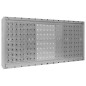 vidaXL Armario de herramientas de pared industrial metal gris y negro vidaXL Armario de herramientas de pared industrial metal gris y negro