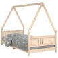 vidaXL Estructura de cama para niños madera maciza de pino 90x200 cm vidaXL Estructura de cama para niños madera maciza de pino 90x200 cm