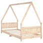 vidaXL Estructura de cama para niños madera maciza de pino 90x200 cm vidaXL Estructura de cama para niños madera maciza de pino 90x200 cm