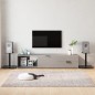 vidaXL Soportes de altavoces 2 uds vidrio templado negro 1 pilar vidaXL Soportes de altavoces 2 uds vidrio templado negro 1 pilar
