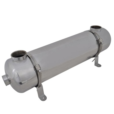 Intercambiador de calor para piscina, 613 x 134 mm, 75 kW