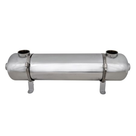 Intercambiador de calor para piscina, 613 x 134 mm, 75 kW
