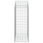 vidaXL Cesta gaviones forma arco hierro galvanizado 100x50x120/140 cm vidaXL Cesta gaviones forma arco hierro galvanizado 100x50x120/140 cm