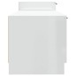 vidaXL Mueble TV madera contrachapada blanco brillante 158,5x36x45 cm vidaXL Mueble TV madera contrachapada blanco brillante 158,5x36x45 cm