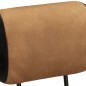 vidaXL Taburetes cocina 2 uds piel cabra estampado lona marrón negro vidaXL Taburetes cocina 2 uds piel cabra estampado lona marrón negro