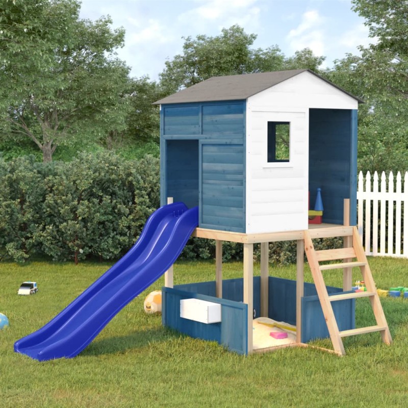 vidaXL Tobogán infantil polipropileno azul 175x38x23 cm vidaXL Tobogán infantil polipropileno azul 175x38x23 cm