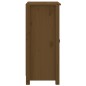 vidaXL Aparador de madera maciza de pino marrón miel 40x35x80 cm