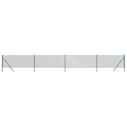 vidaXL Cerca de alambre verde 0,8x10 m