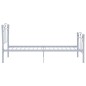 vidaXL Estructura de cama con diseño de fútbol metal gris 90x200 cm vidaXL Estructura de cama con diseño de fútbol metal gris 90x200 cm