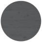 vidaXL Mesa de centro de madera maciza de pino gris Ø 55x45 cm vidaXL Mesa de centro de madera maciza de pino gris Ø 55x45 cm