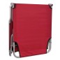 vidaXL Tumbona plegable de acero con recubrimiento polvo roja vidaXL Tumbona plegable de acero con recubrimiento polvo roja