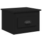 vidaXL Mesita de noche de pared negro 41,5x36x28 cm vidaXL Mesita de noche de pared negro 41,5x36x28 cm