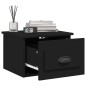 vidaXL Mesita de noche de pared negro 41,5x36x28 cm vidaXL Mesita de noche de pared negro 41,5x36x28 cm