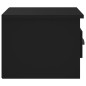 vidaXL Mesita de noche de pared negro 41,5x36x28 cm vidaXL Mesita de noche de pared negro 41,5x36x28 cm