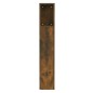 vidaXL Mueble cabecero roble ahumado 100x18,5x104,5 cm vidaXL Mueble cabecero roble ahumado 100x18,5x104,5 cm