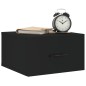 vidaXL Mesitas de noche de pared 2 uds negro 35x35x20 cm vidaXL Mesitas de noche de pared 2 uds negro 35x35x20 cm
