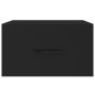vidaXL Mesitas de noche de pared 2 uds negro 35x35x20 cm vidaXL Mesitas de noche de pared 2 uds negro 35x35x20 cm