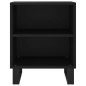 vidaXL Mesitas de noche 2 uds madera de ingeniería negro 40x30x50 cm vidaXL Mesitas de noche 2 uds madera de ingeniería negro 40x30x50 cm